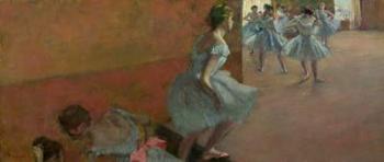 Dancers Ascending a Staircase, c.1886-88 (oil on canvas) | Obraz na stenu