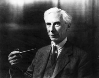 Bertrand Russell (b/w photo) | Obraz na stenu