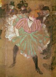Panneaux pour la baraque de la Goulue, é la foire du Tréne é Paris. The Dance at the Moulin-Rouge: la Goulue (Louise Weber), 1895 (oil on canvas) | Obraz na stenu