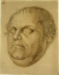 Posthumous Portrait, Martin Luther, 1546 (w/c on paper) | Obraz na stenu