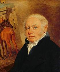 Portrait of Ben Marshall (1767-1835) (oil on canvas) (see also 158572) | Obraz na stenu