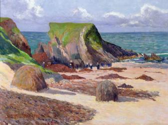 Harvesting of Seaweed, 1891 (oil on canvas) | Obraz na stenu