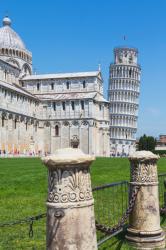 The Leaning Tower of Pisa in the Campo dei Miracoli, or Field of Miracles, Pisa, Pisa Province, Tuscany, Italy (photo) | Obraz na stenu