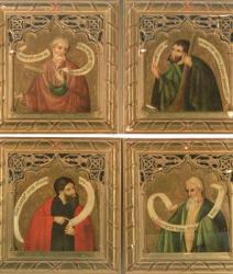 SS. Thomas, James the Less, Judas Macabeus and Matthius' 1468 (panel) | Obraz na stenu