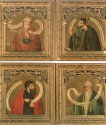 SS. Thomas, James the Less, Judas Macabeus and Matthius' 1468 (panel) | Obraz na stenu