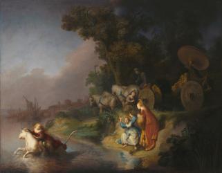 The abduction of Europa, 1632 (oil on single oak panel) | Obraz na stenu