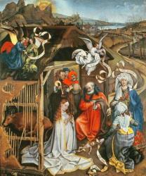 Nativity, c.1425 (oil on panel) | Obraz na stenu