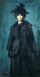 Portrait of Madame Laura Leroux (oil on canvas) | Obraz na stenu
