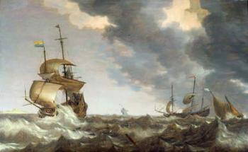 Storm at Sea (oil on panel) | Obraz na stenu