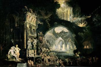 Hell, 1622 (oil on canvas) (see 89774 for detail) | Obraz na stenu