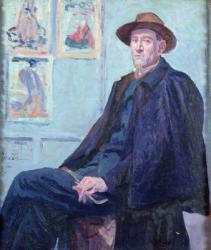 Portrait of Felix Feneon (1861-1944) 1901 (oil on card) | Obraz na stenu