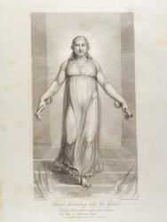 Christ descending into the Grave, pl.3, illustration from 'The Grave, A Poem' by William Blake (1757-1827), engraved by Luigi Schiavonetti (1765-1810), 1808 (etching) | Obraz na stenu