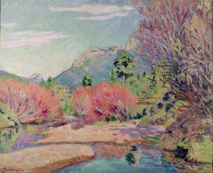The Banks of the Sedelle at Crozant (oil on canvas) | Obraz na stenu
