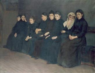 Waiting in the Clinic, 1888 (oil on canvas) | Obraz na stenu