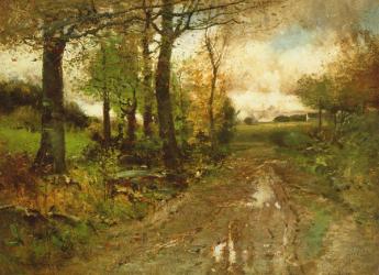 Road Through the Woods (oil on canvas) | Obraz na stenu