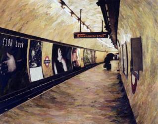 All Trains Go To King's Cross St Pancras, 2004 (paper mosaic collage) | Obraz na stenu