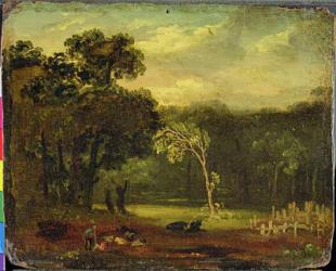 Sketch from Nature in Sion Park, 1819 (oil on card) | Obraz na stenu