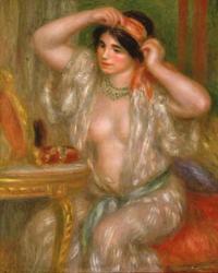 Gabrielle at the Mirror, 1910 (oil on canvas) | Obraz na stenu