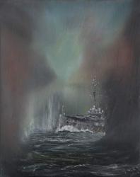Jutland May 31st 1916, 2014, (Oil on canvas) | Obraz na stenu