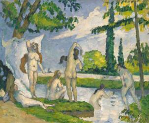 Bathers, 1874-75 (oil on canvas) | Obraz na stenu