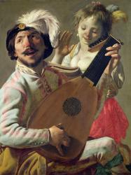 The Duet, 1628 (oil on canvas) | Obraz na stenu