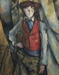 Boy in a Red Waistcoat, 1888-90 (oil on canvas) | Obraz na stenu