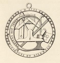 Masonic seal, from 'The History of Freemasonry, volume III', published by Thomas C. Jack, London, 1883 (litho) | Obraz na stenu