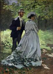 The Promenaders, or Bazille and Camille, 1865 (oil on canvas) | Obraz na stenu