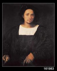 Man with a Glove, 1517-20 (oil on canvas) | Obraz na stenu