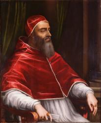 Pope Clement VII, c.1531 (oil on slate) | Obraz na stenu