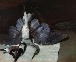 Still-Life: Heron with Spread Wings, 1867 (oil on canvas) | Obraz na stenu