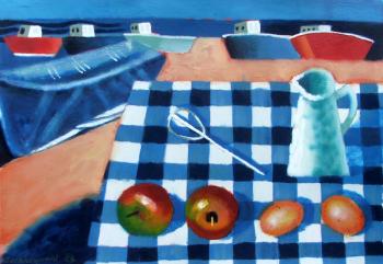 Two Eggs (oil on board) | Obraz na stenu