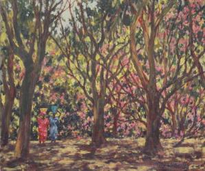 The Cashew Wood, 1998 (oil on canvas) | Obraz na stenu
