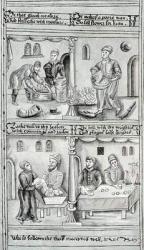 Bakers of York, A.D, 1595-96 (litho) (b/w photo) | Obraz na stenu