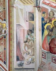 The Last Supper, detail of the hearth, 1325 (fresco) (detail of 182061) | Obraz na stenu