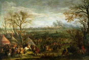 The Taking of Cambrai in 1677 by Louis XIV (1638-1715), late 17th century (oil on canvas) | Obraz na stenu