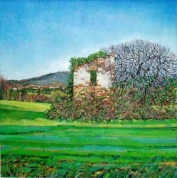 Appia Antica, House, 2008 (oil on canvas) | Obraz na stenu
