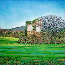 Appia Antica, House, 2008 (oil on canvas) | Obraz na stenu