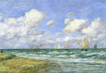 Marine scene, 1894 (oil on canvas) | Obraz na stenu