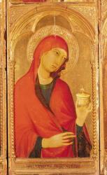 Saint Catherine of Alexandria Polyptych, detail of Mary Magdalene, 1319 (tempera on wood) | Obraz na stenu