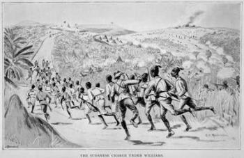 The Sudanese Charge under Williams, from 'The Rise of Our East African Empire', by Lord Frederick J.D. Lugard, 1893 (litho) | Obraz na stenu