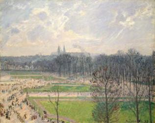 The Garden of the Tuileries on a Winter Afternoon, 1899 (oil on canvas) | Obraz na stenu