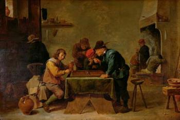 Backgammon Players, c.1640-45 (oil on wood) | Obraz na stenu