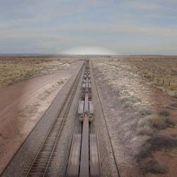 Santa Fe Railroad in South West, USA | Obraz na stenu