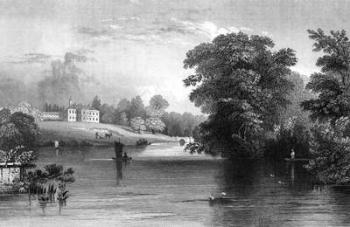 Braxted Lodge, near Witham, Essex, engraved by Henry Wallis, 1832 (engraving) | Obraz na stenu