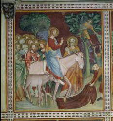 The Entry of Christ into Jerusalem, from a series of Scenes of the New Testament (fresco) | Obraz na stenu