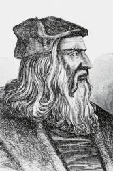 Leonardo Da Vinci (litho) | Obraz na stenu