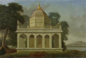 Mausoleum at Outatori near Trichinopoly, c.1788 (oil on canvas) | Obraz na stenu