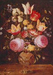Vase of Flowers (oil on canvas) | Obraz na stenu