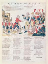 Songs of Rejoicing for the Peace between France and Germany (coloured engraving) | Obraz na stenu